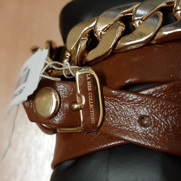 La Mer Collections Malibu Gold Chain Watch - Picture 5 of 11